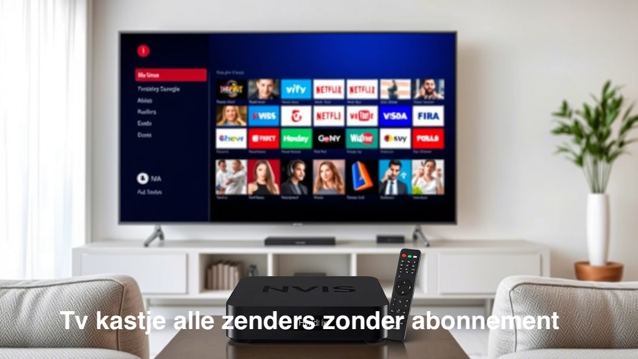 Tv kastje alle zenders zonder abonnement