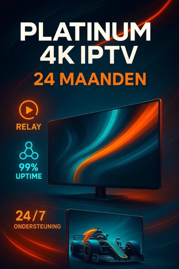Platinum 4K IPTV 2 Jaar abonnement