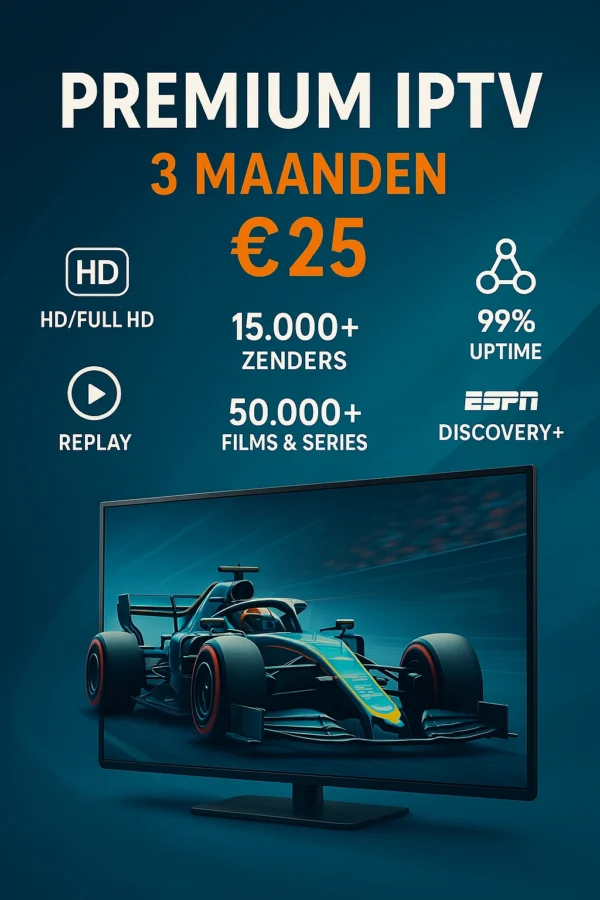 Premium IPTV 3 Maanden