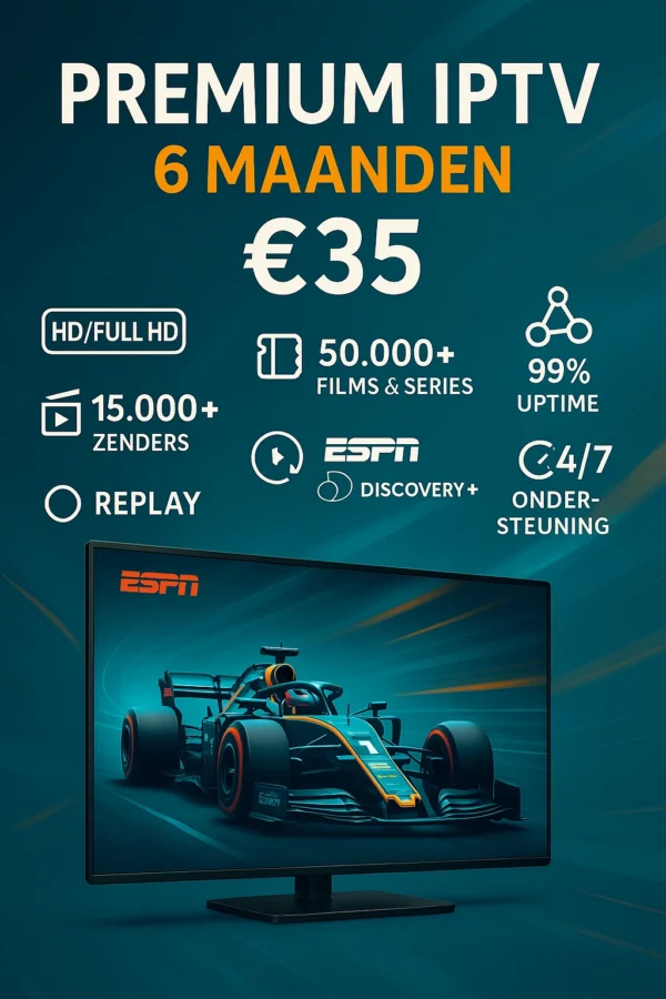 Premium IPTV 6 Maanden